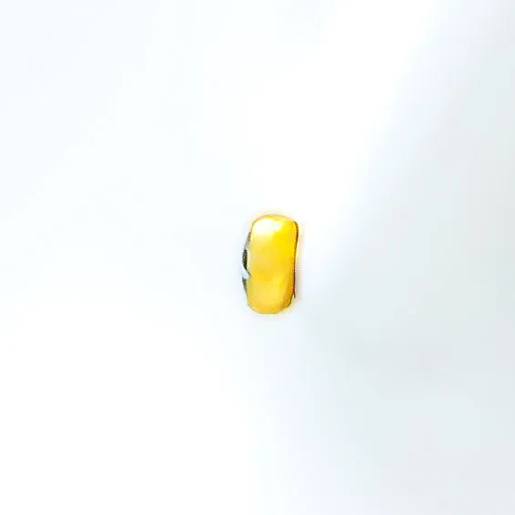 Dainty Heart 21k Gold Evil Eye Earrings