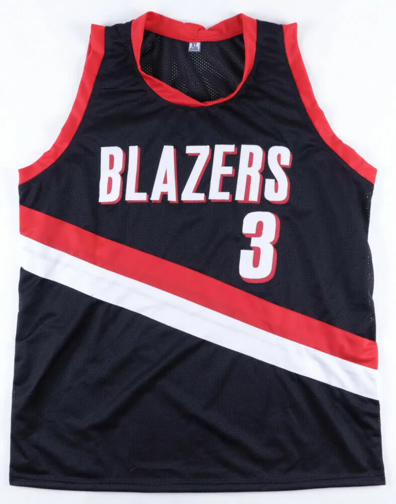 Damon Stoudamire Signed Trail Blazers Jersey (JSA COA) Portland Guard 1998-2005