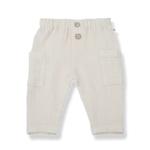 Dario Off White Gauze Pants