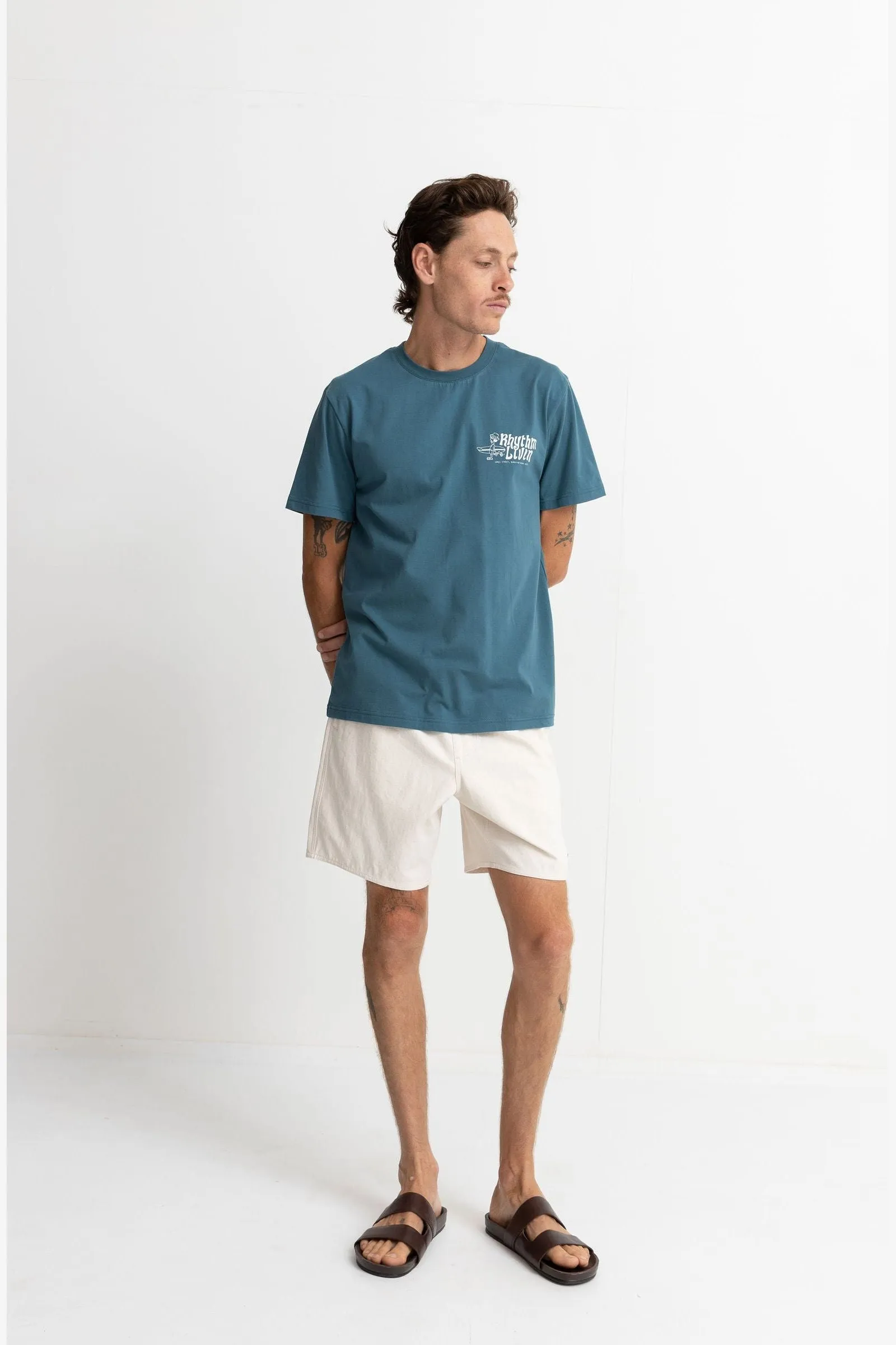 DAWN PATROL SS T-SHIRT - TEAL