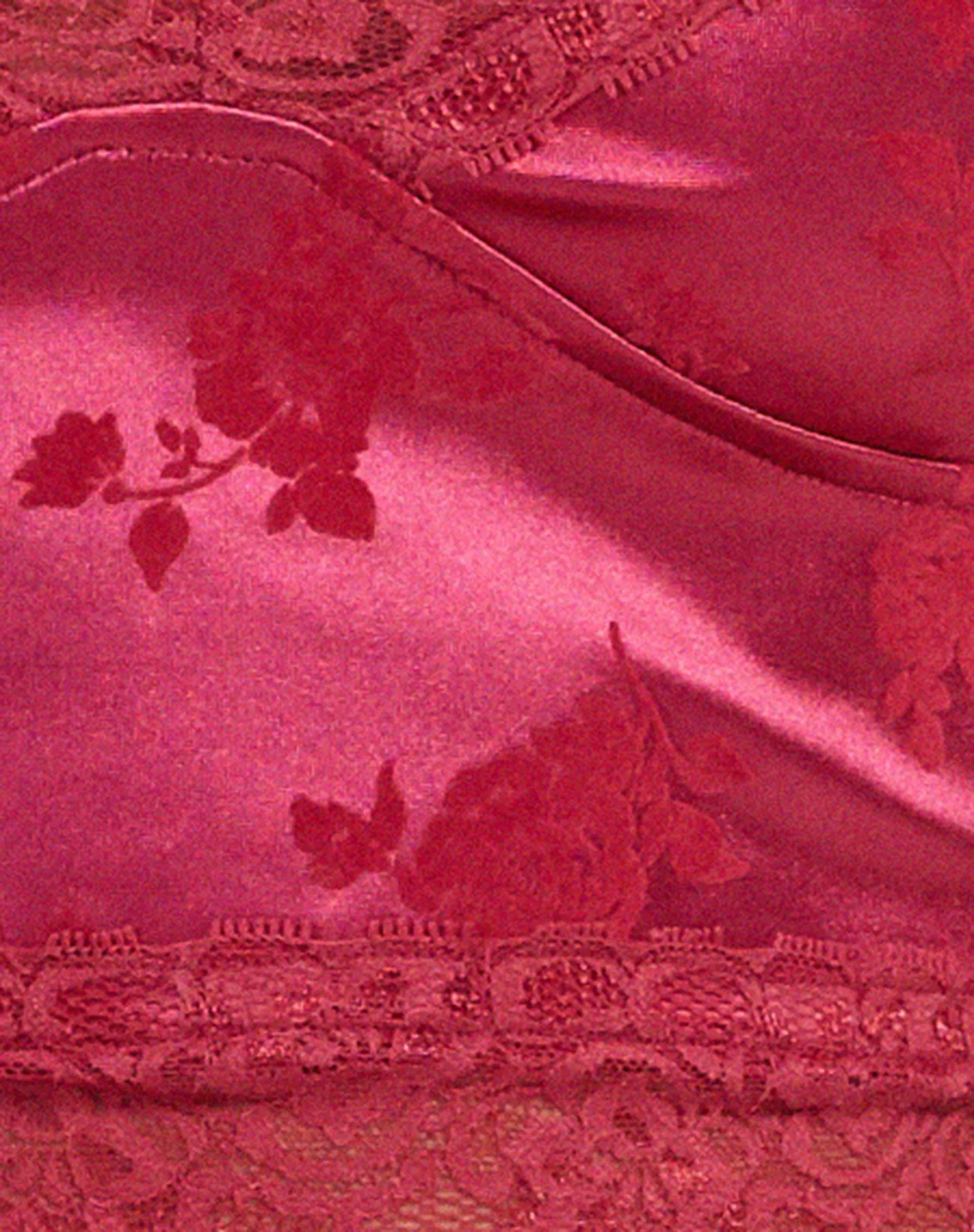 Dyrana Crop Top in Rose Flock Magenta