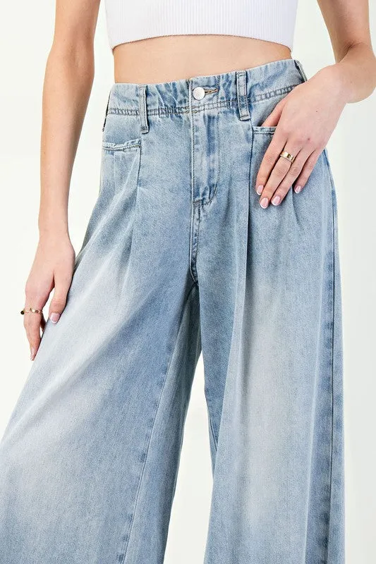EES103 -WIDELEG DENIM PANT