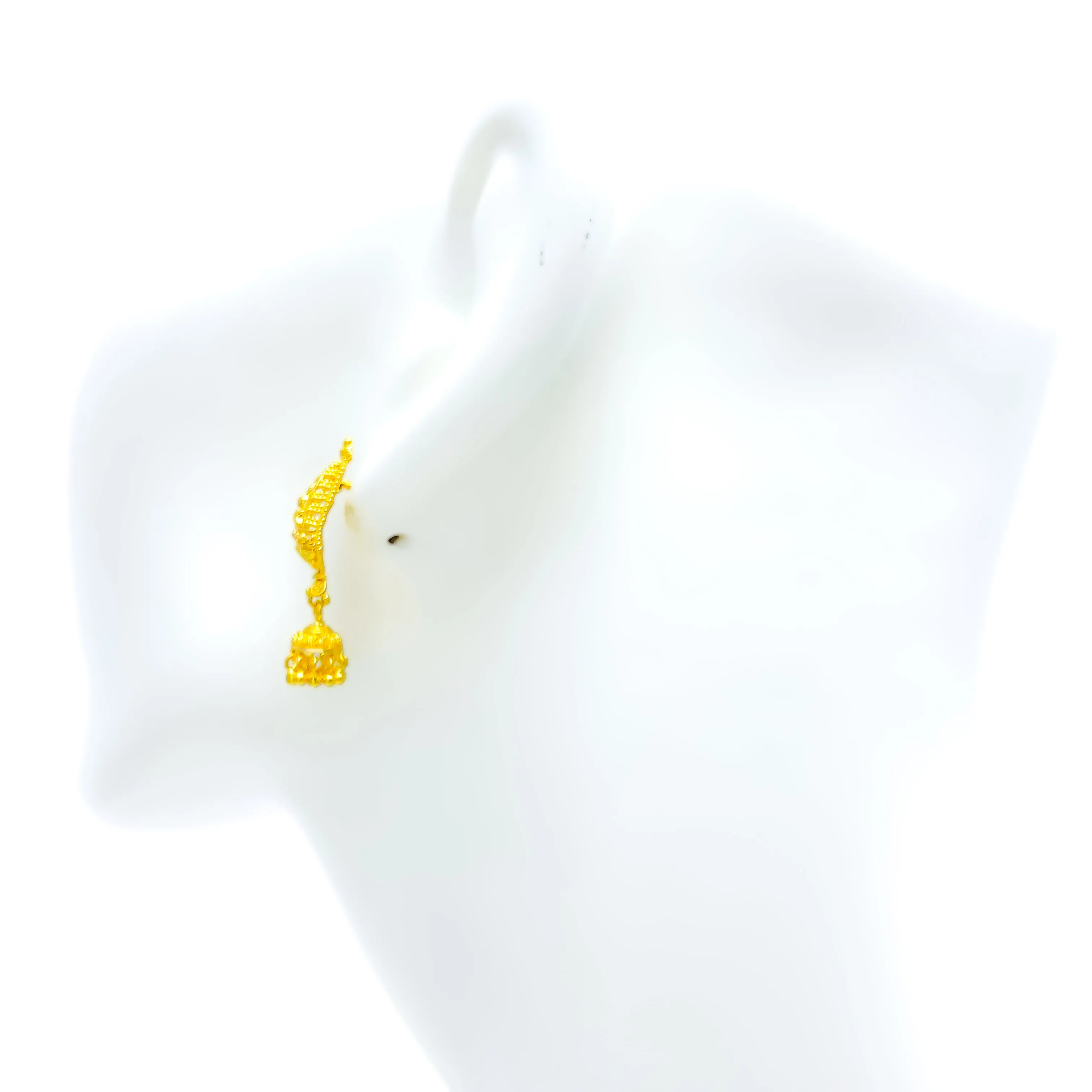 Extravagant Ethereal 22k Gold Earrings