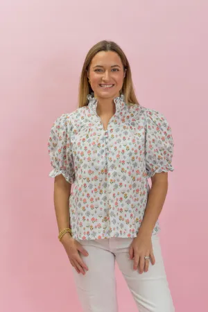 Field of Floral Top