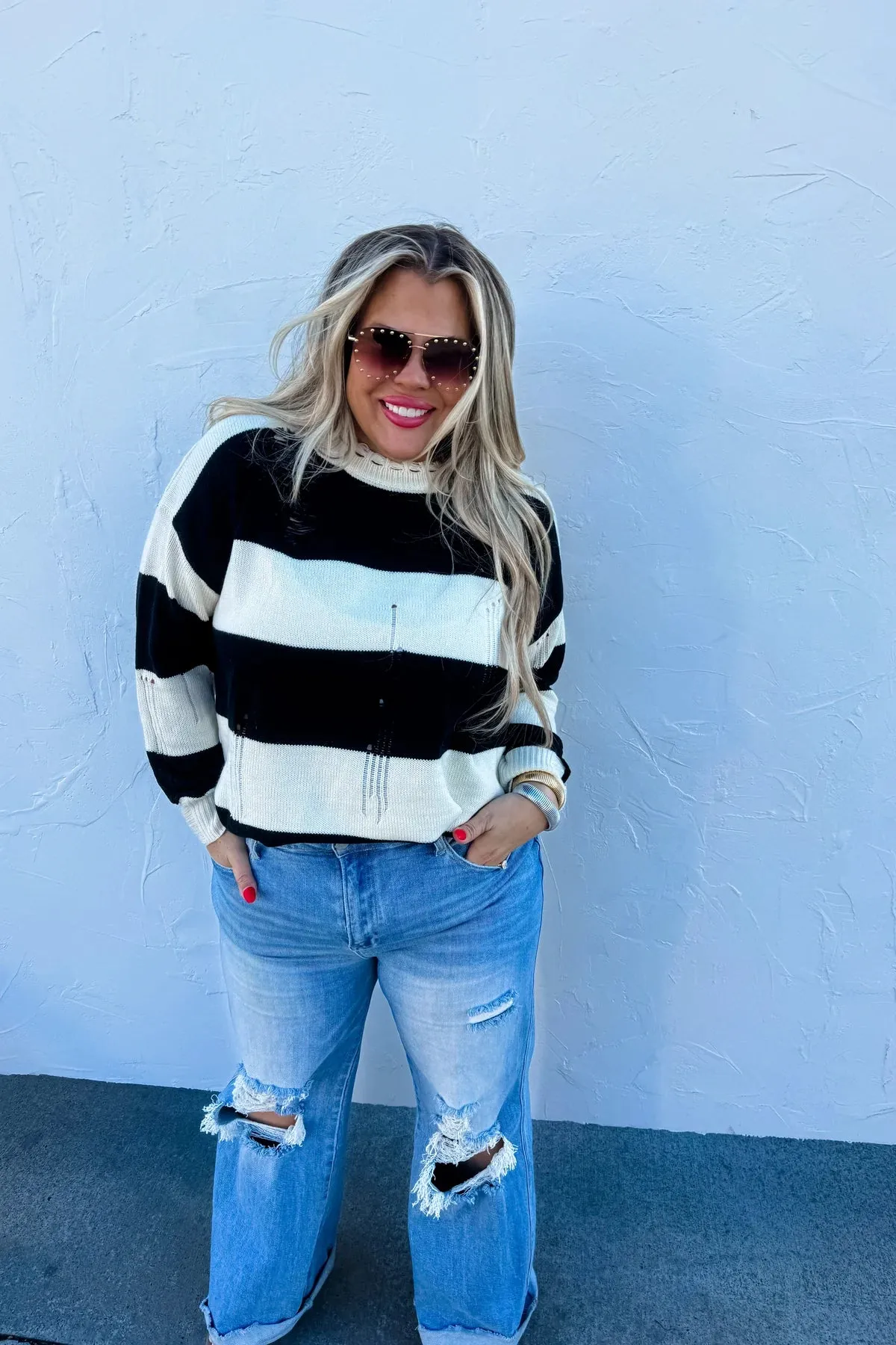 FINLEY STRIPED TOP