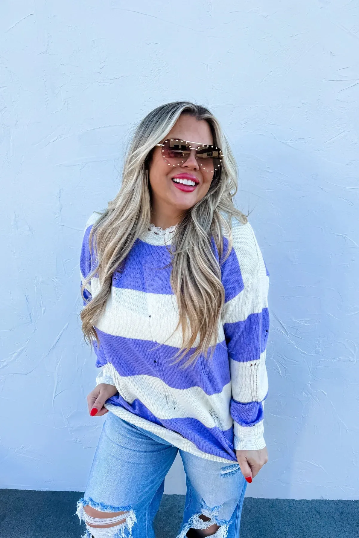 FINLEY STRIPED TOP