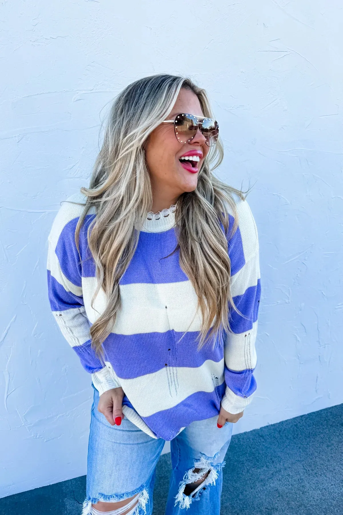 FINLEY STRIPED TOP