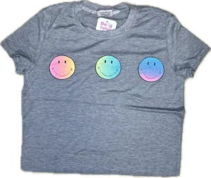 FIREHOUSE- Ombre Smiley’s Tee Heather Grey