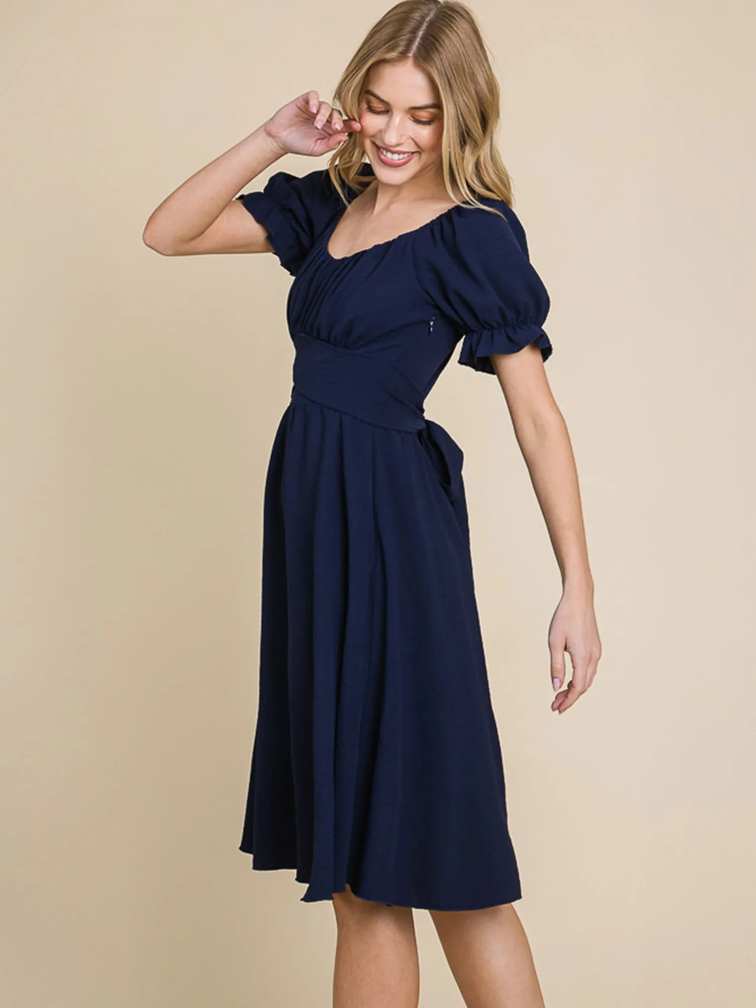 Fit And Flare Midi Sun Dress