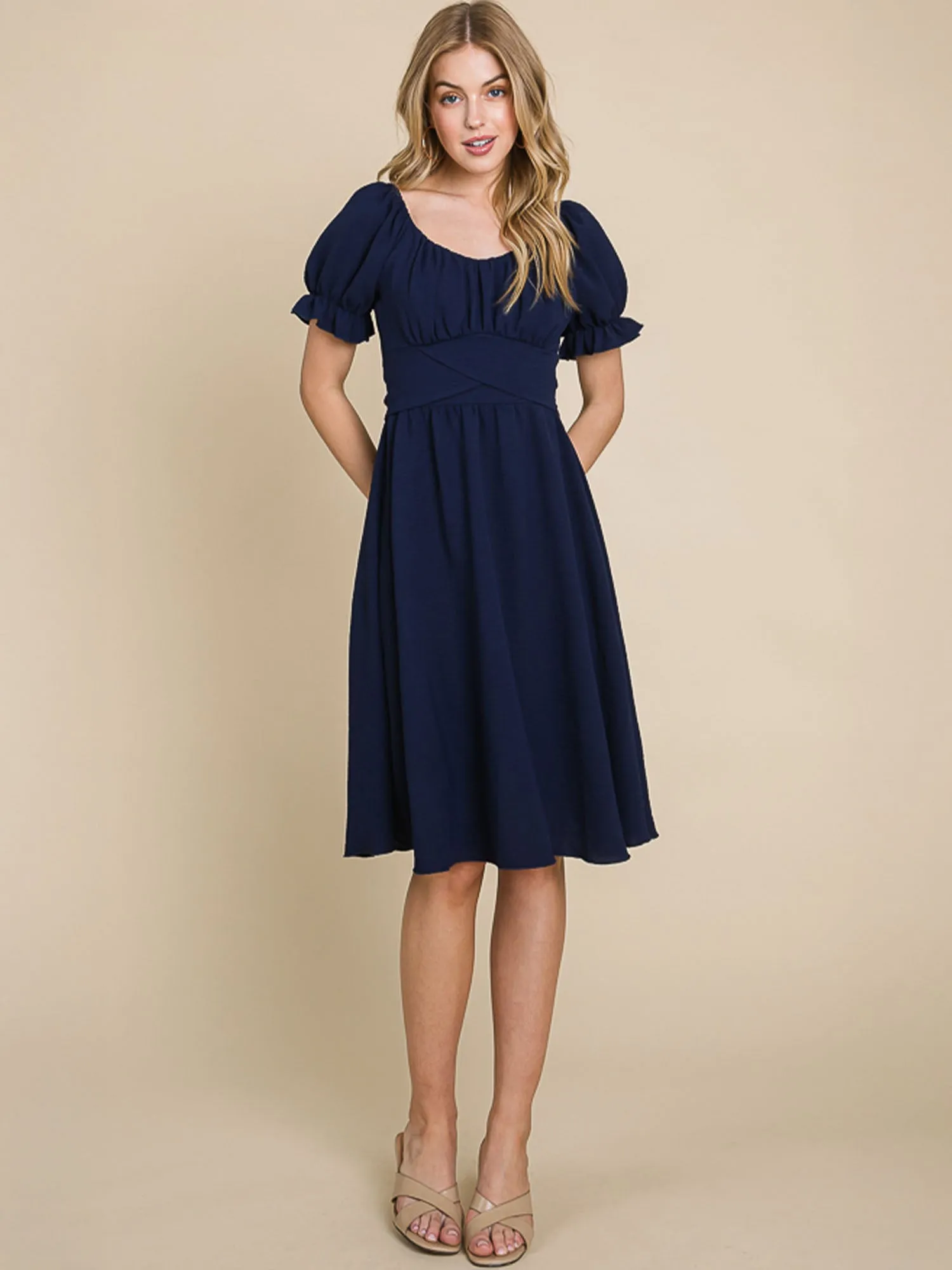 Fit And Flare Midi Sun Dress