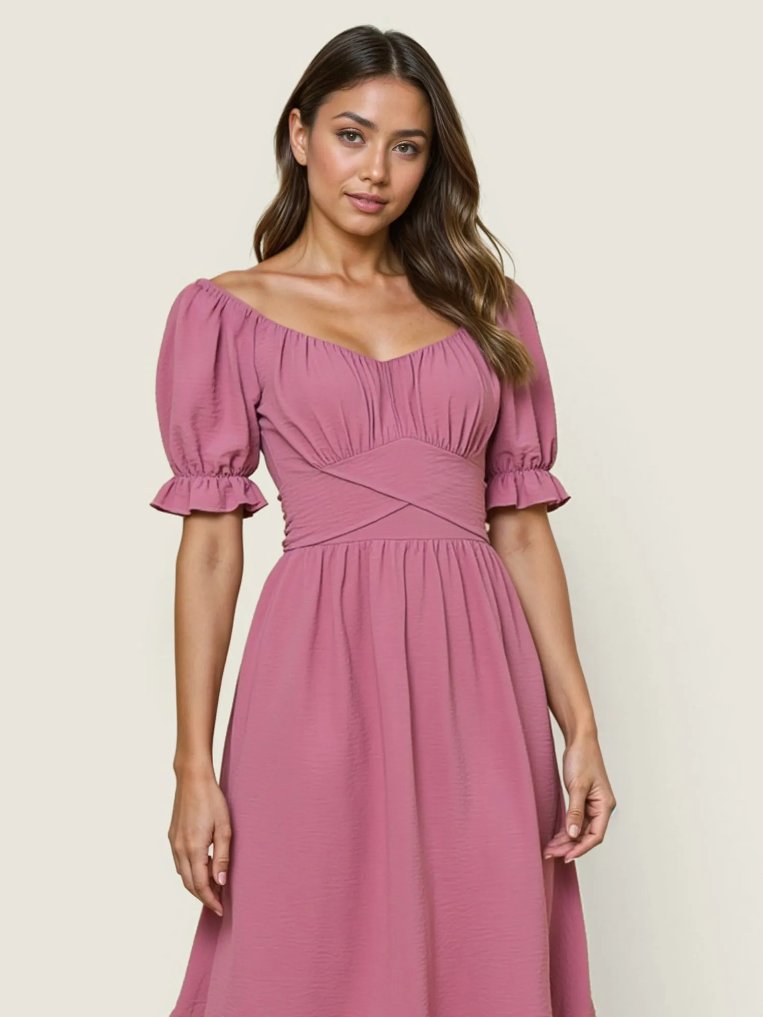 Fit And Flare Midi Sun Dress
