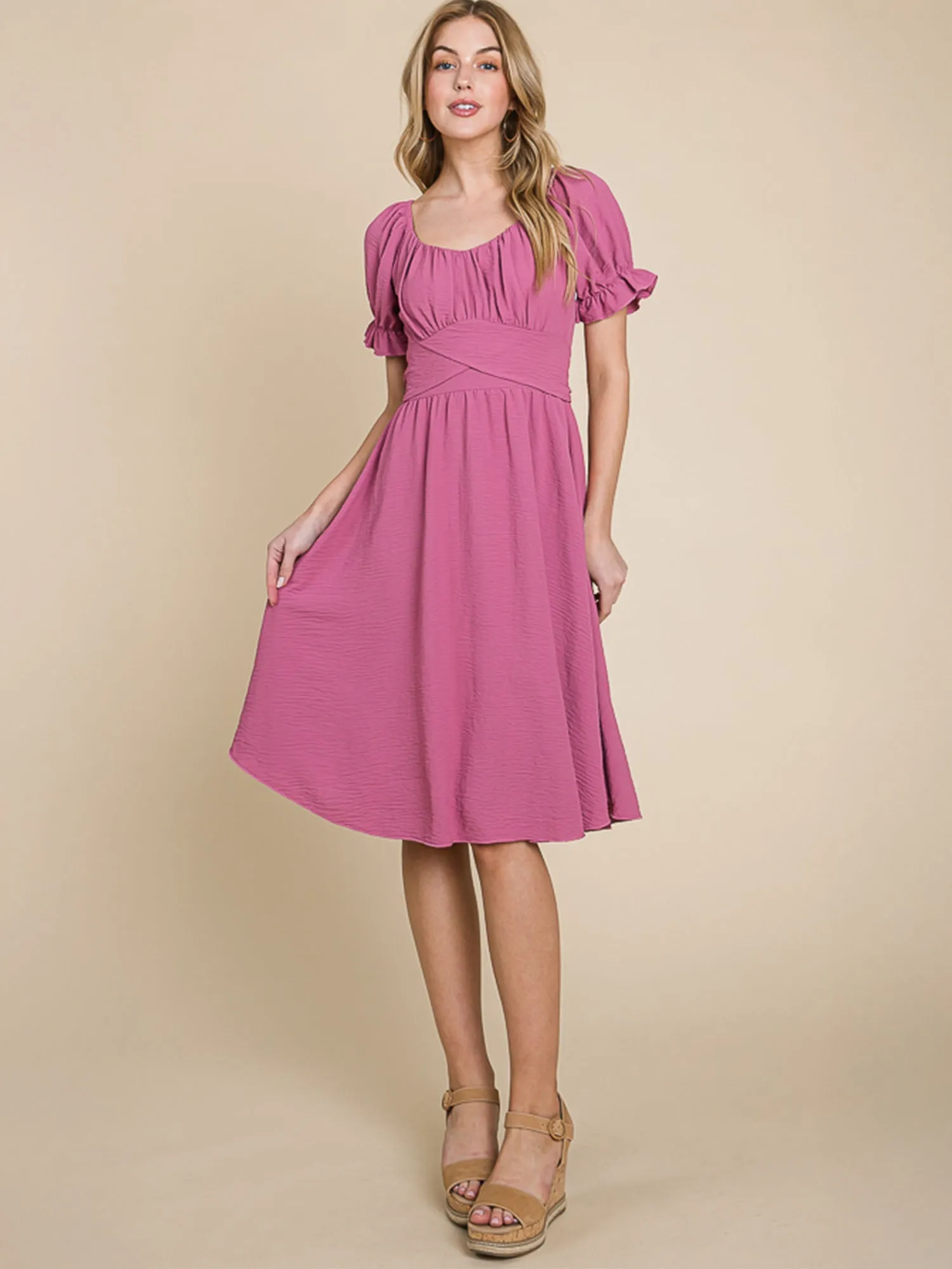 Fit And Flare Midi Sun Dress