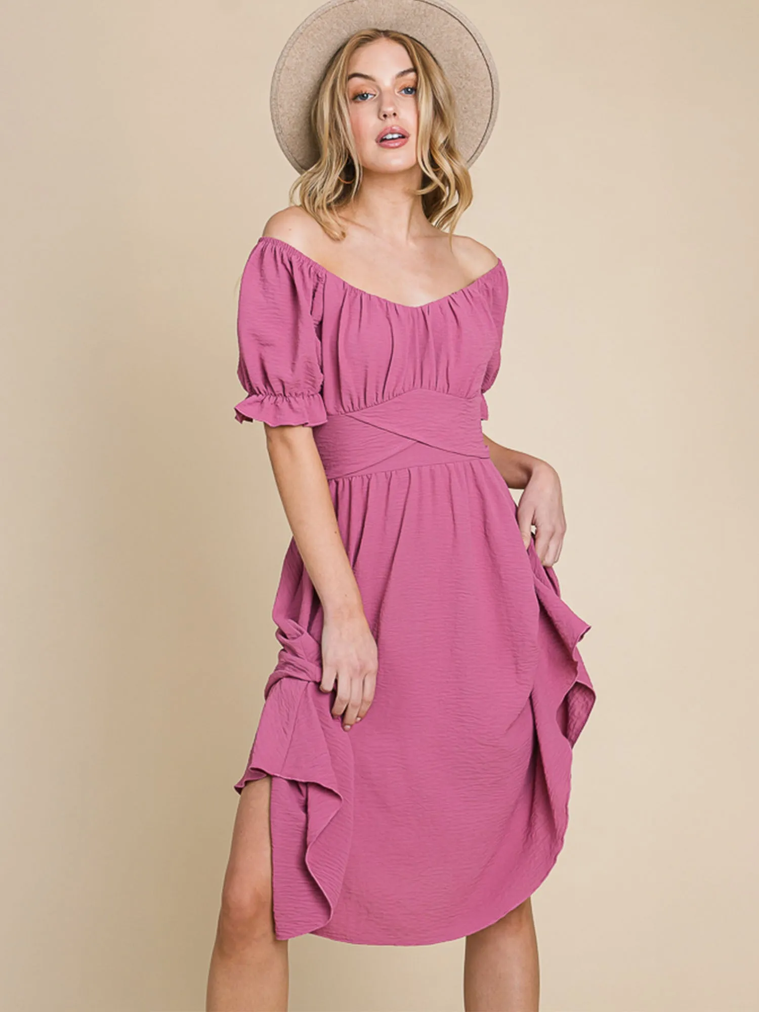 Fit And Flare Midi Sun Dress