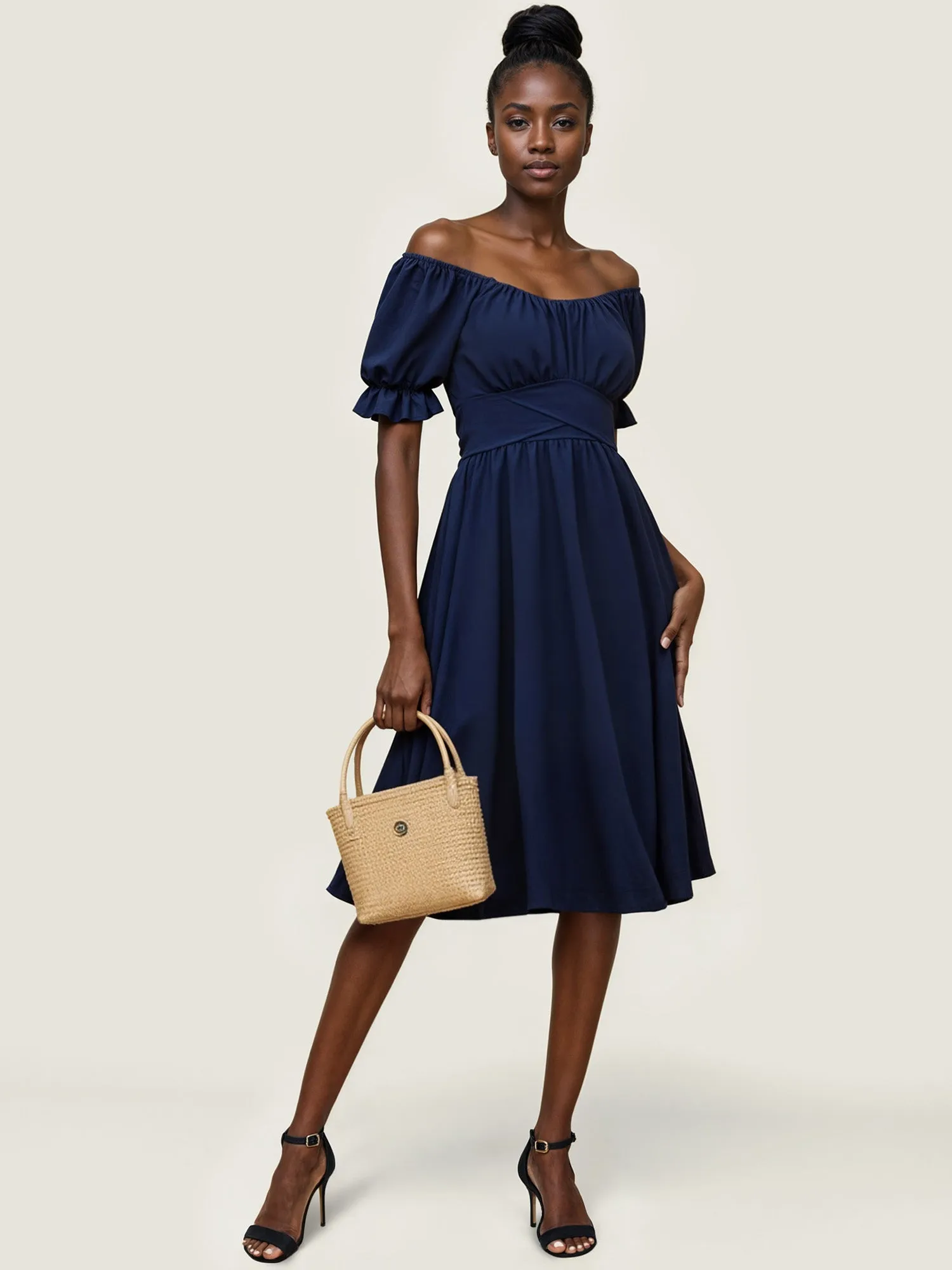 Fit And Flare Midi Sun Dress