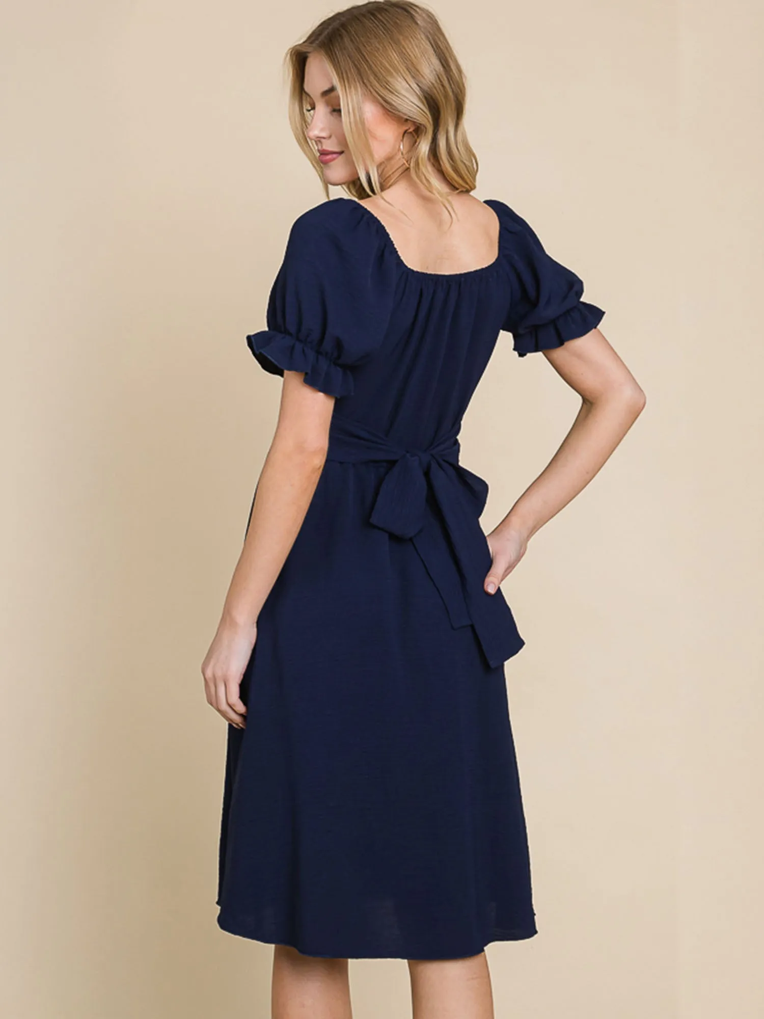 Fit And Flare Midi Sun Dress