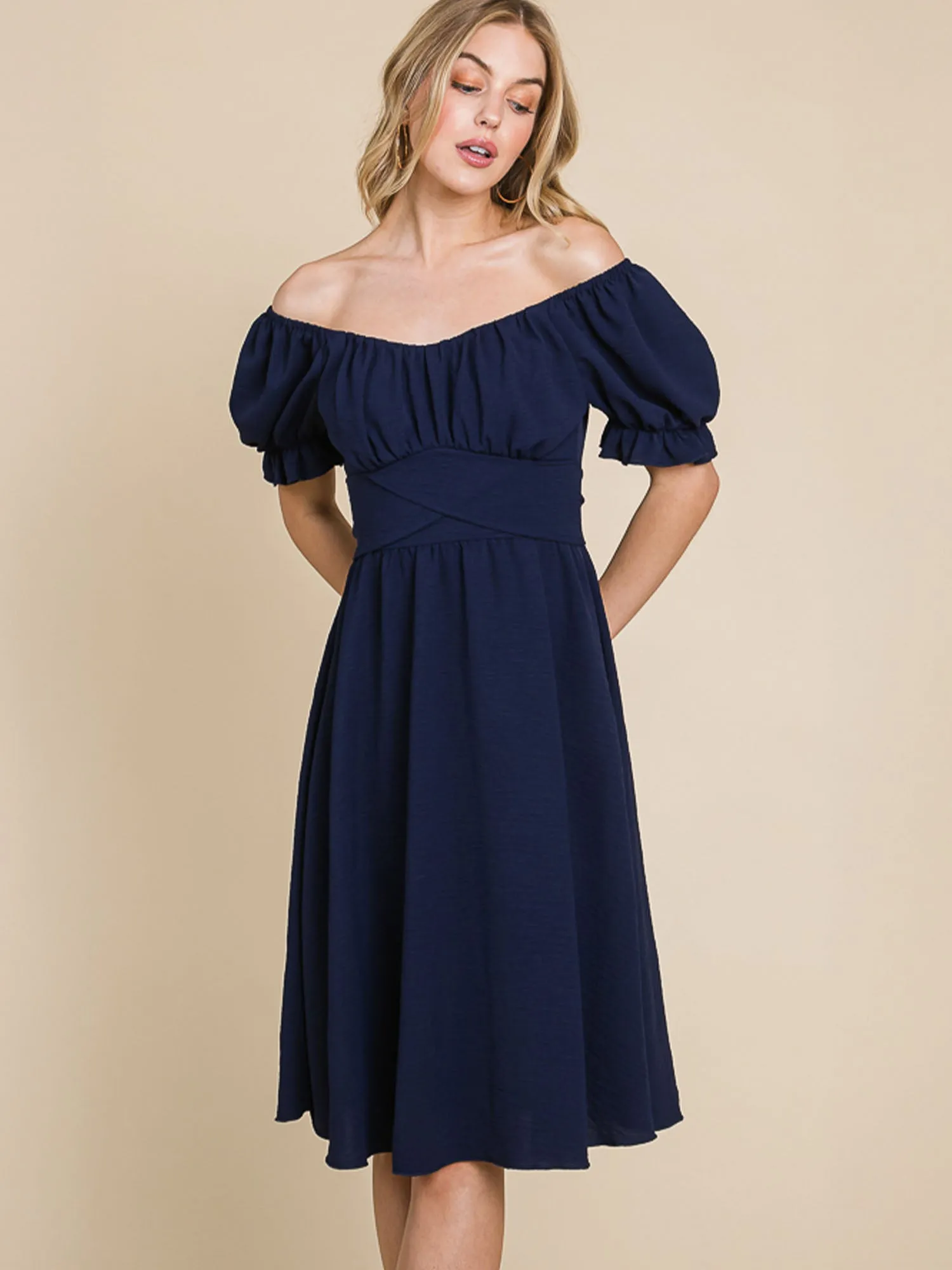 Fit And Flare Midi Sun Dress