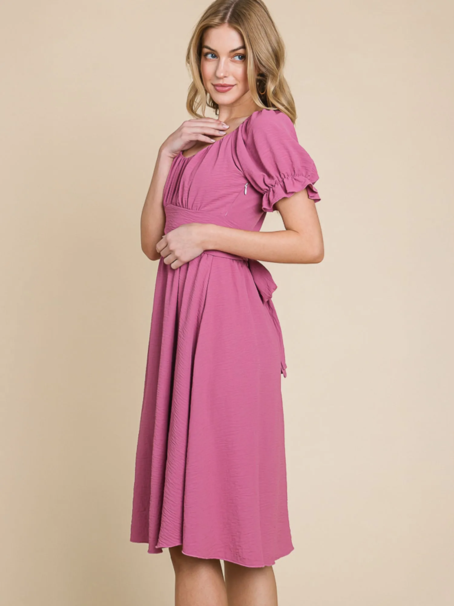 Fit And Flare Midi Sun Dress