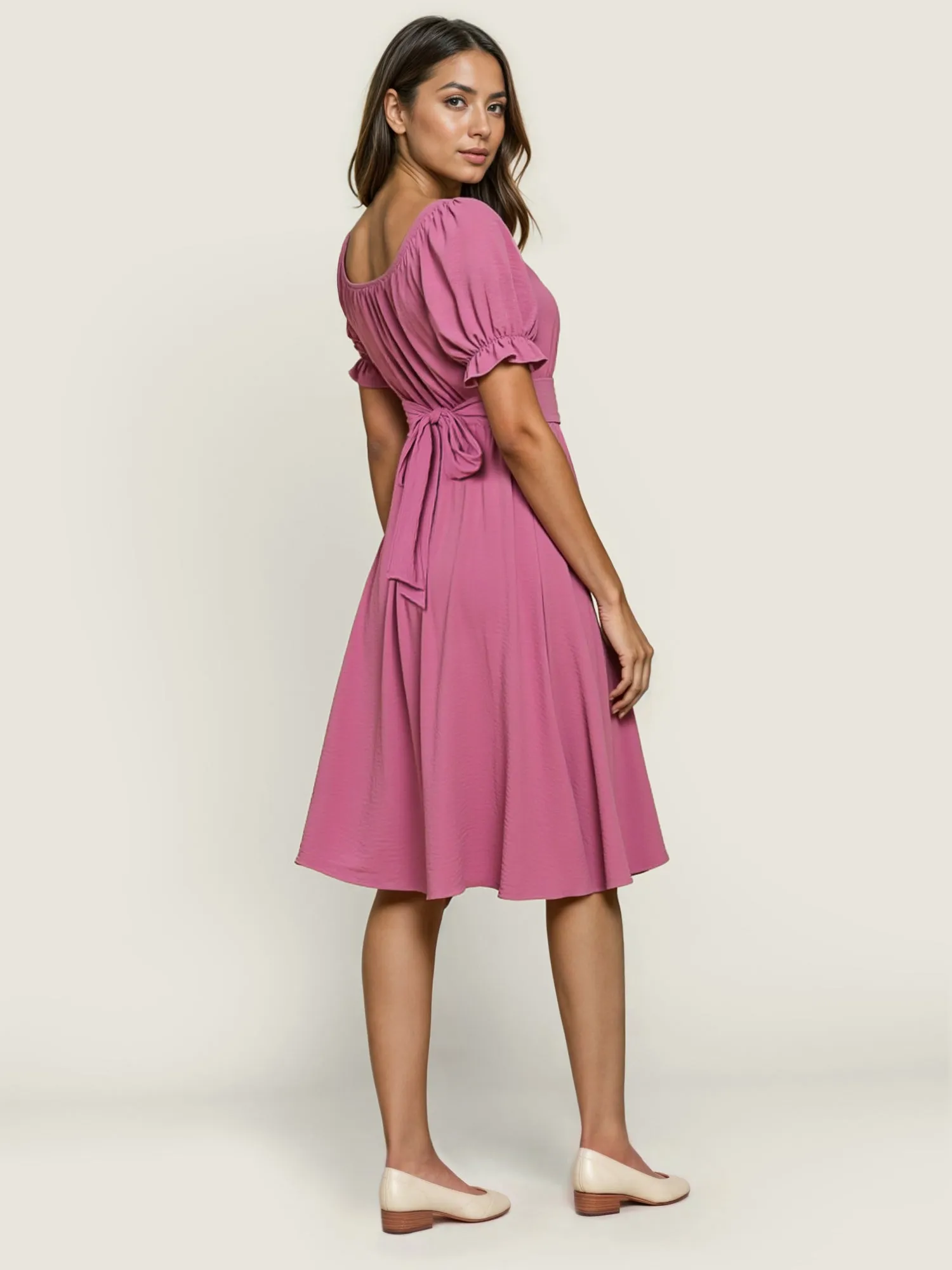 Fit And Flare Midi Sun Dress