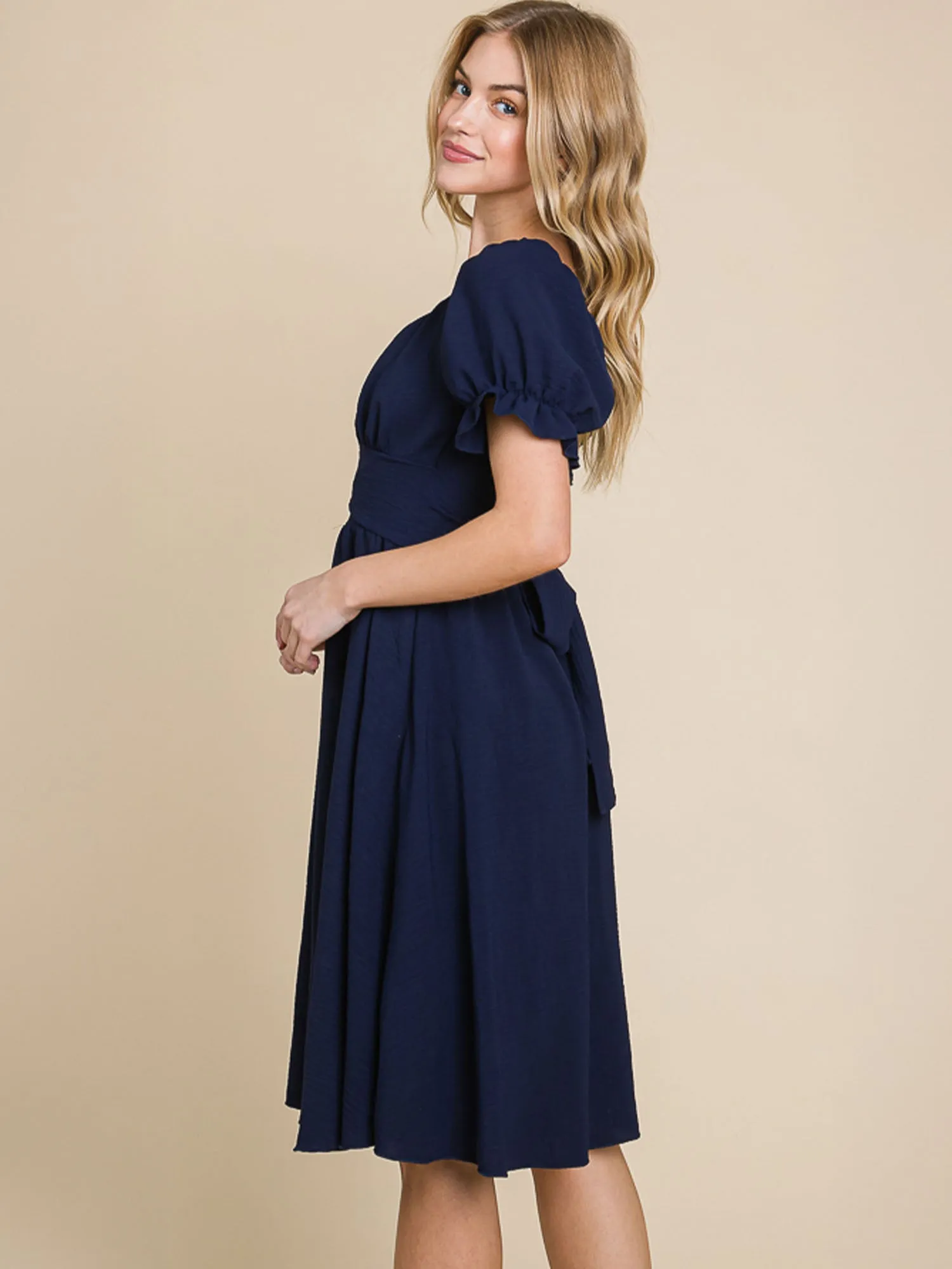 Fit And Flare Midi Sun Dress