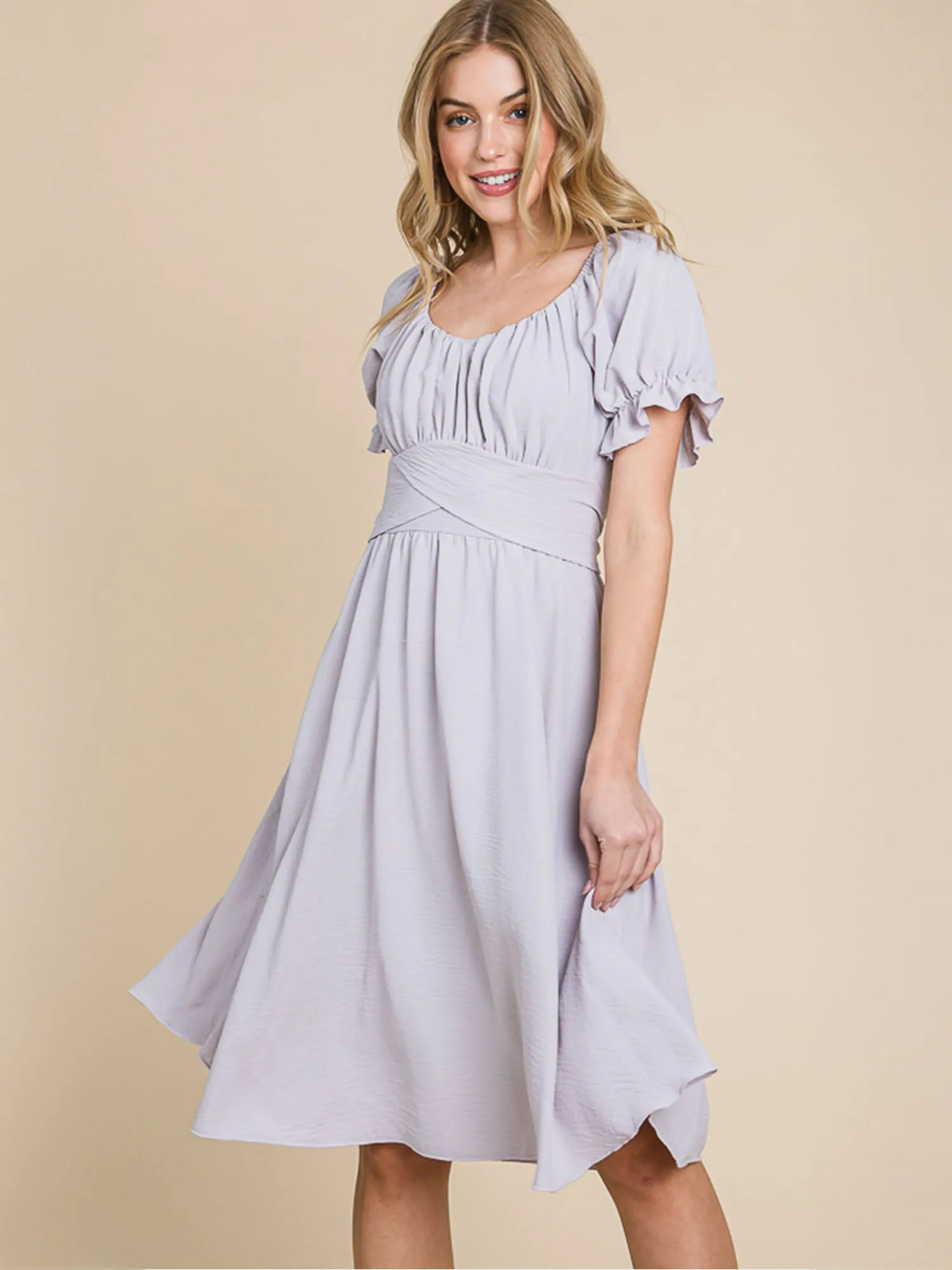 Fit And Flare Midi Sun Dress