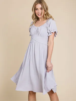 Fit And Flare Midi Sun Dress