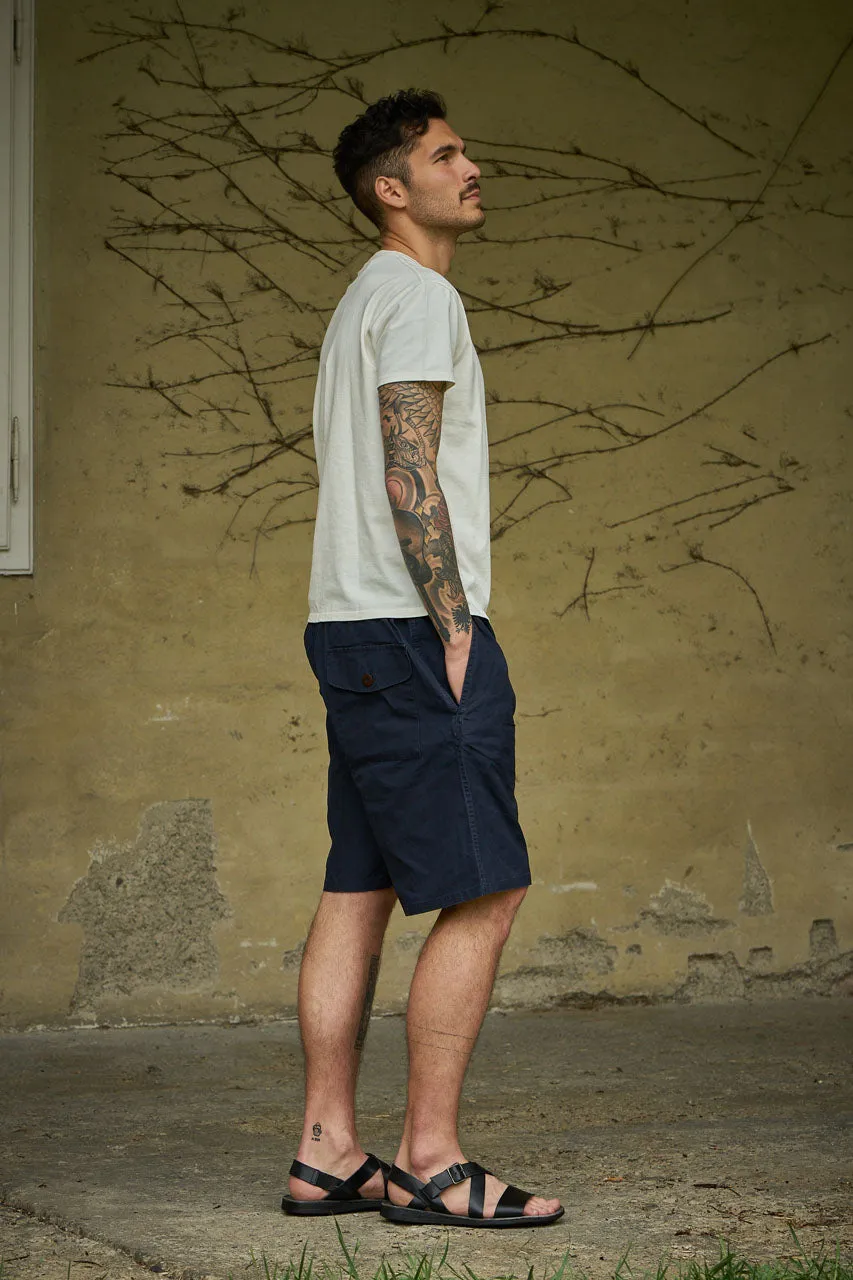Fleurs de Bagne Submariner Shorts Navy