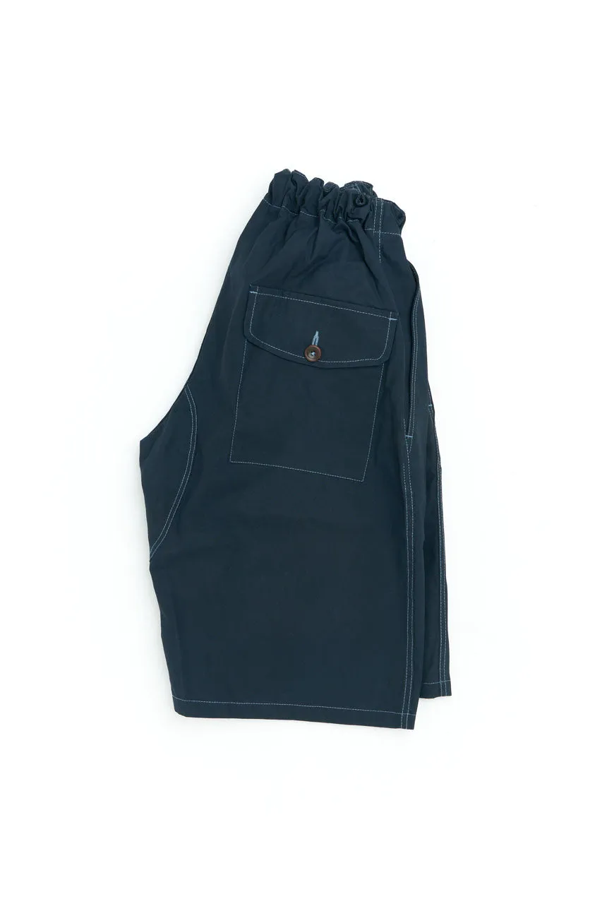 Fleurs de Bagne Submariner Shorts Navy
