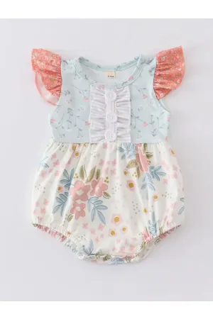 Floral Bubble Romper