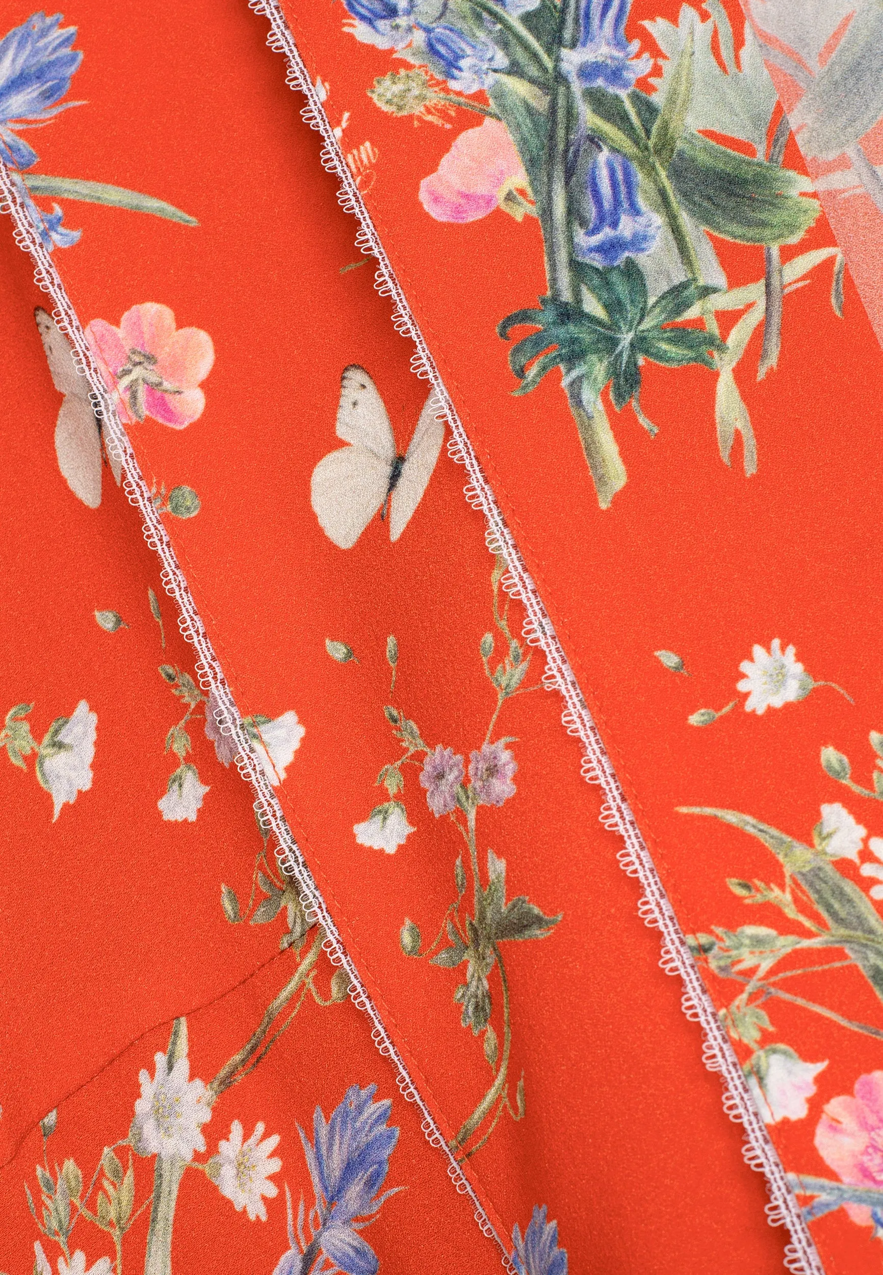 Floral print midi dress
