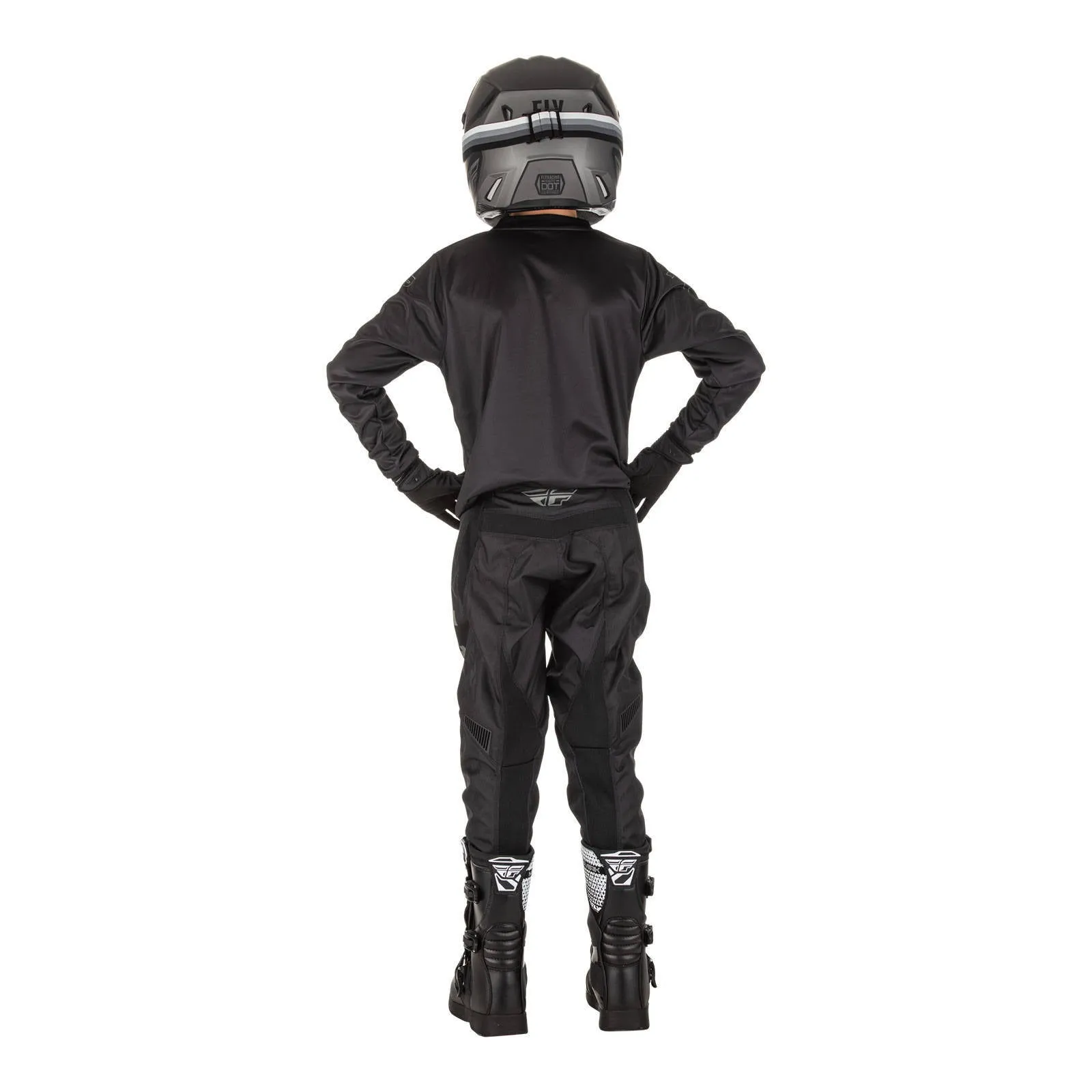 Fly Racing 2022 F-16 Youth Pant - Black / Grey