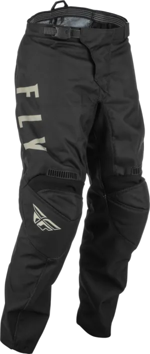 Fly Racing 2022 F-16 Youth Pants ~ 375-93018; Black/Grey, Size 18 (BG18)