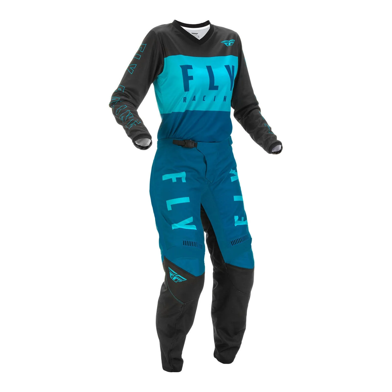 Fly Racing 2022 Ladies F-16 Pant - Aqua / Dark Teal / Black