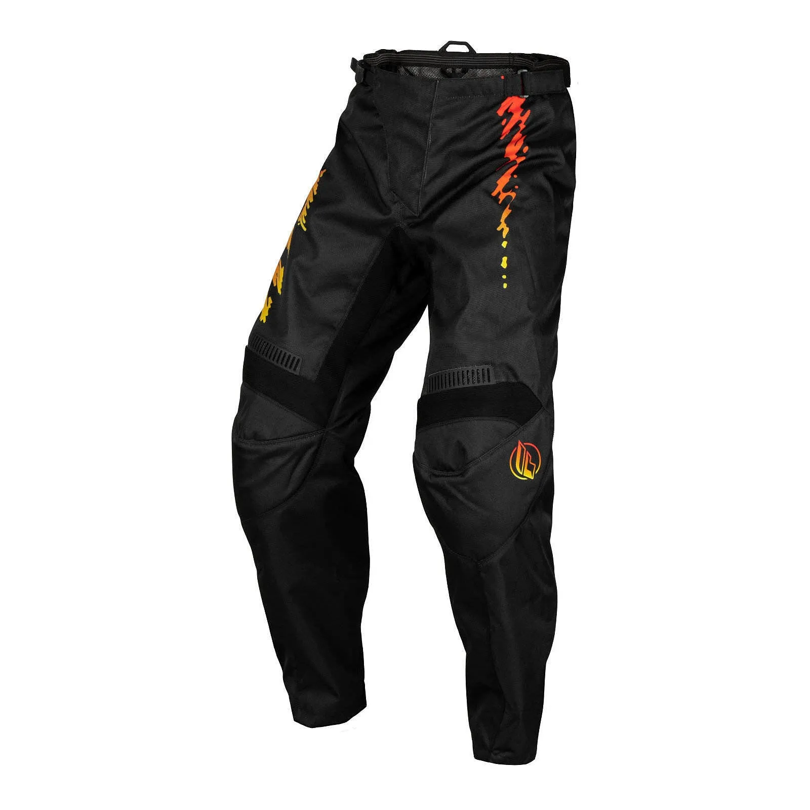 Fly Racing 2024 Youth F-16 Pants - Black / Yellow / Orange