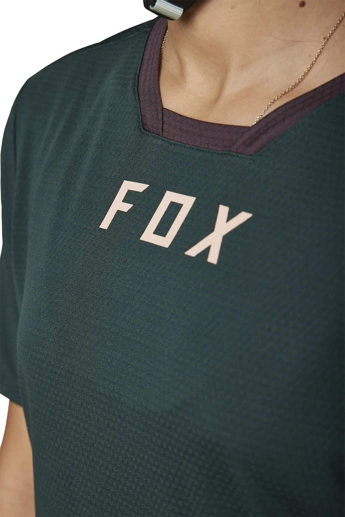 Fox Defend Womens Ss Jersey Emerald