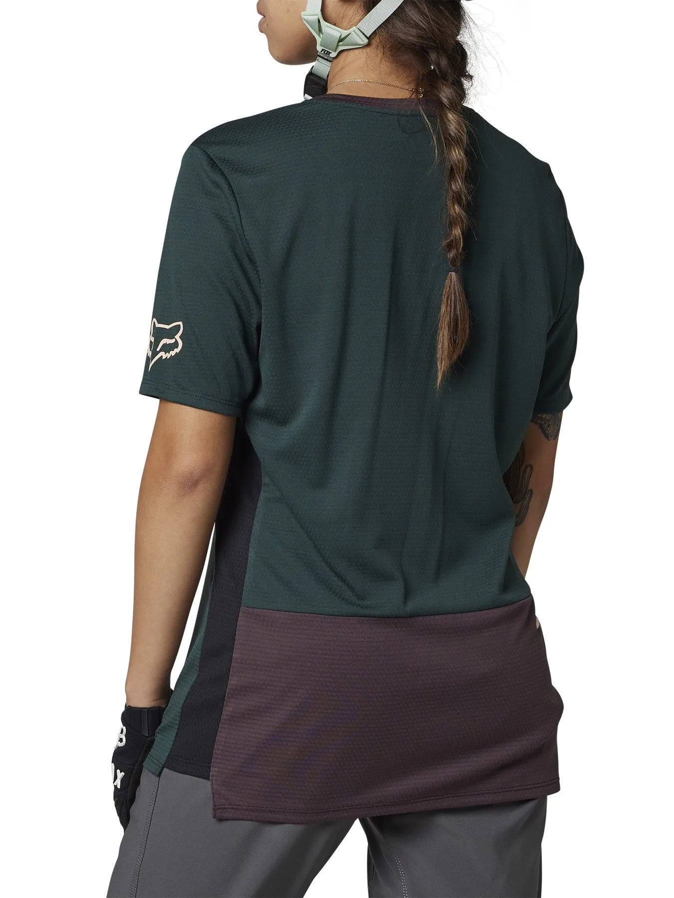 Fox Defend Womens Ss Jersey Emerald