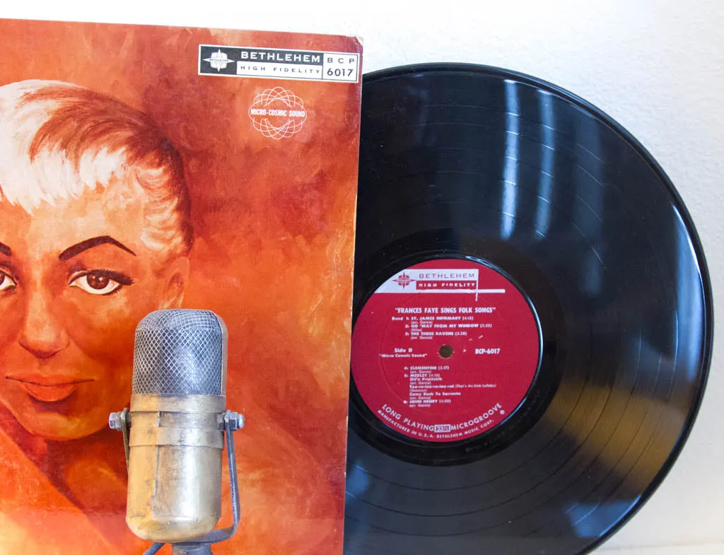Frances Faye "Sings Folk Songs" 1950's Mid-Century (1957 Bethlehem)