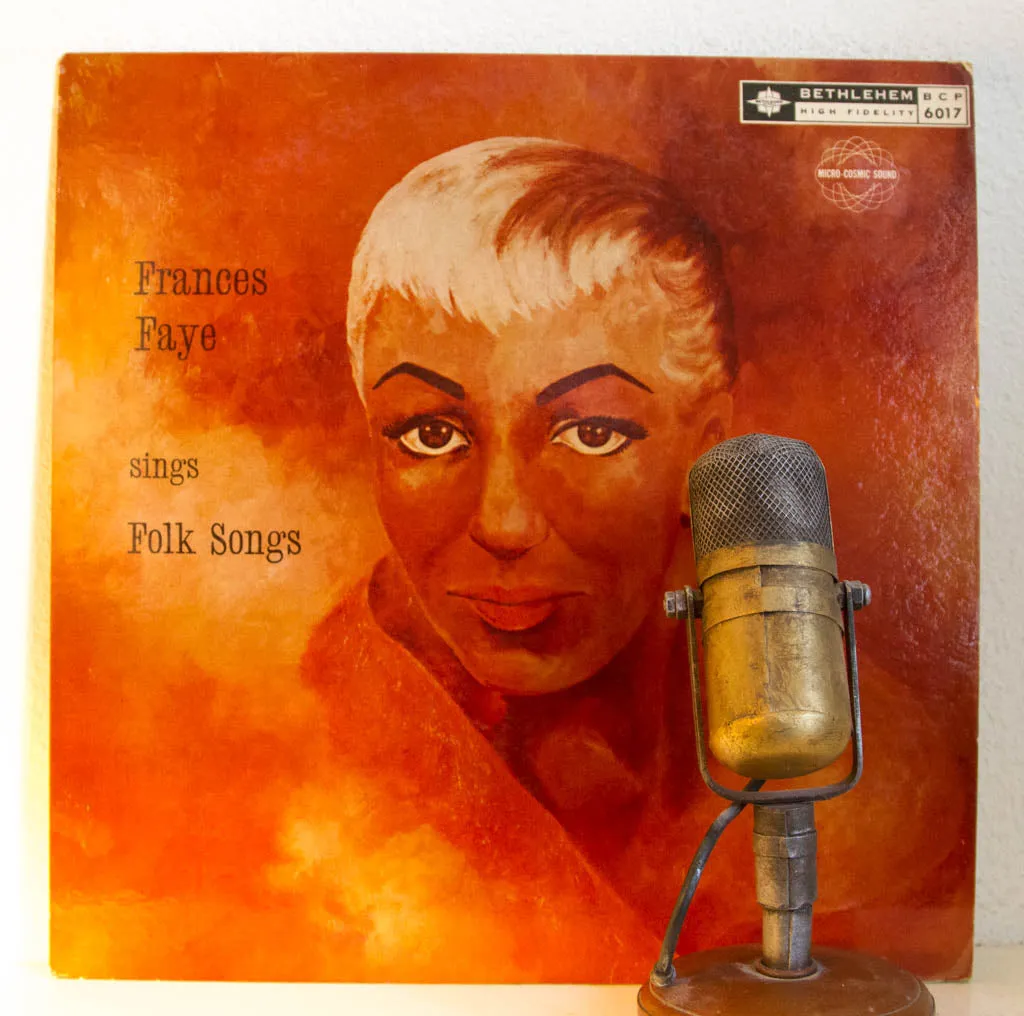 Frances Faye "Sings Folk Songs" 1950's Mid-Century (1957 Bethlehem)