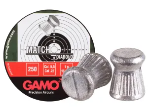 GAMO MATCH DIABOLO .22 PELLETS - 15.43 GR