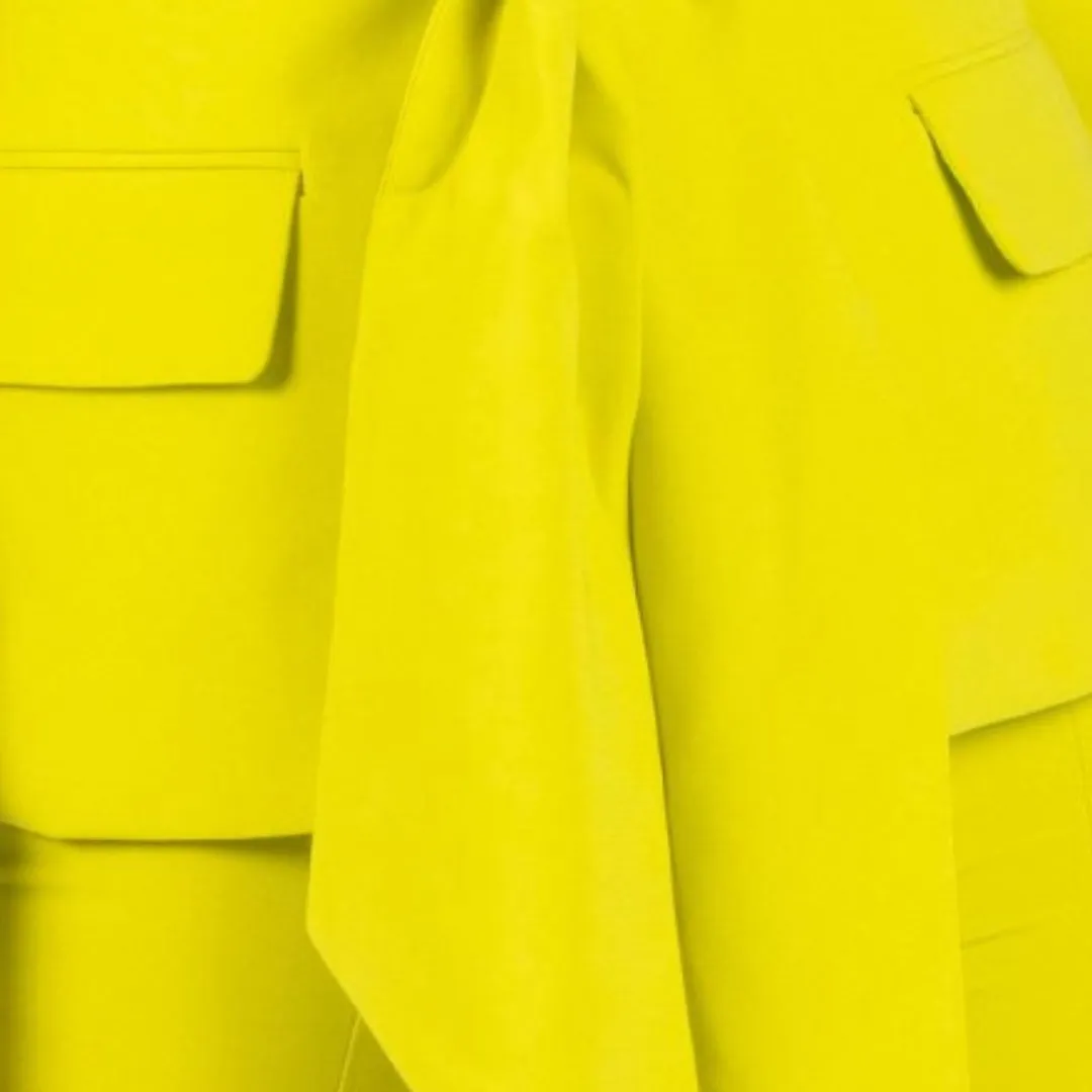 Georgina Green Pleated Blazer