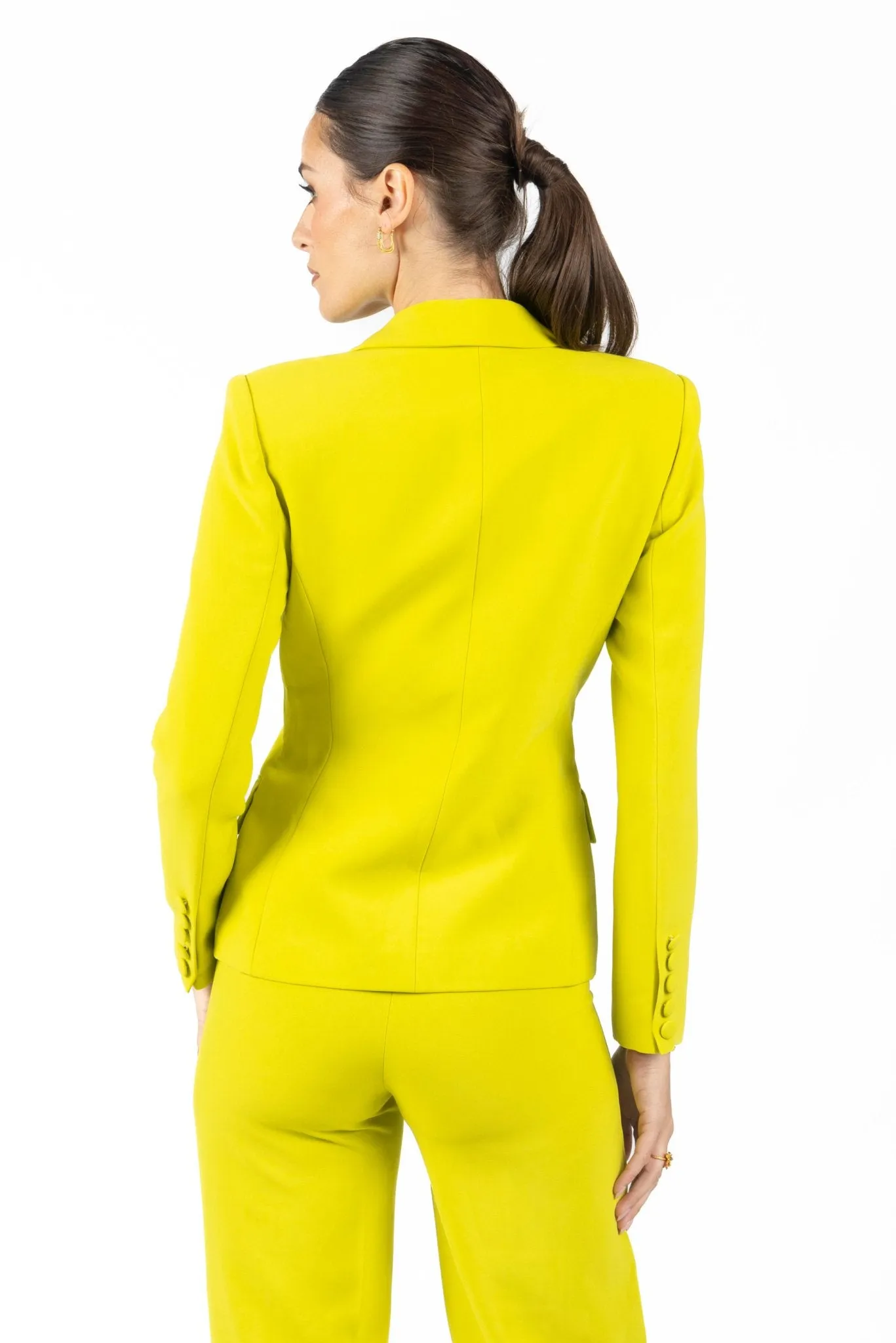 Georgina Green Pleated Blazer
