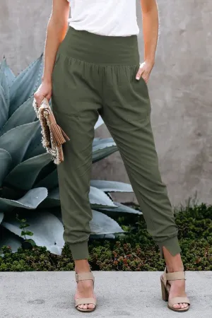 Get To It Joggers, Olive FINAL SALE!