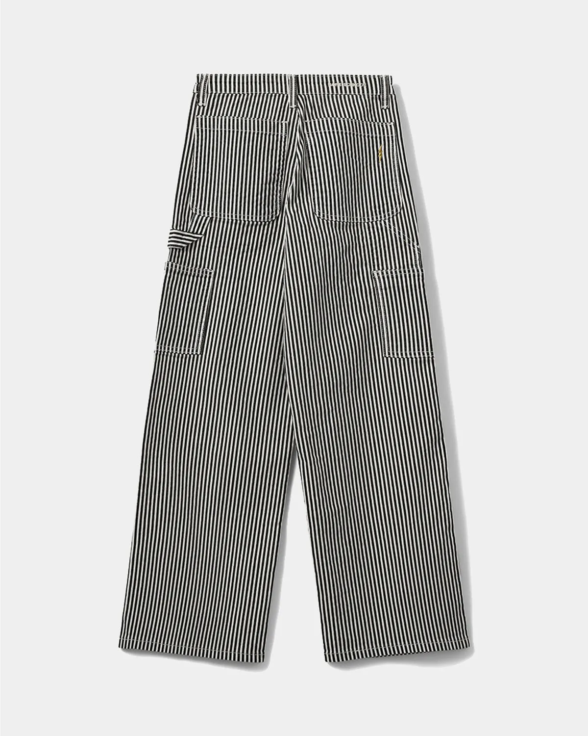 GITTESY TROUSERS - Brown Striped
