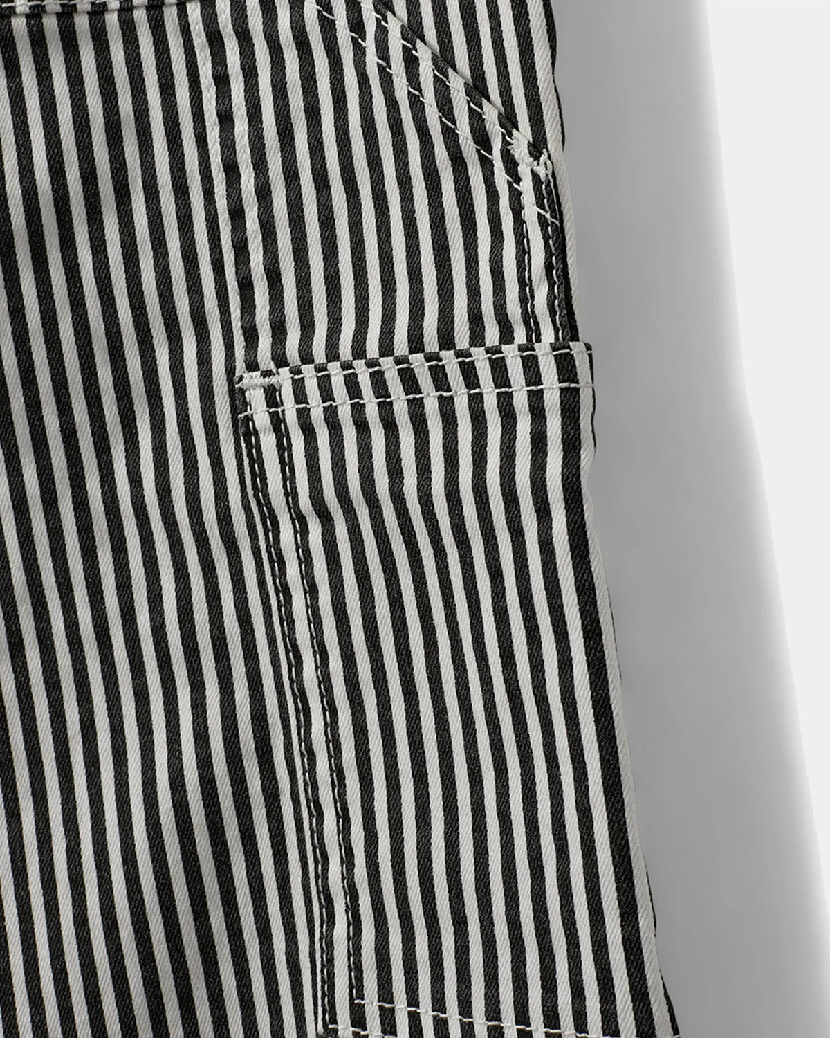 GITTESY TROUSERS - Brown Striped