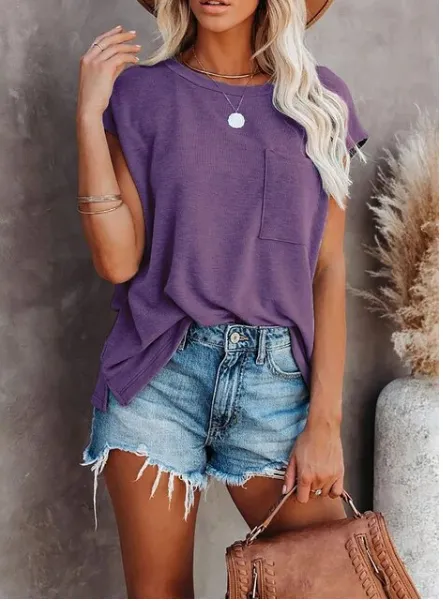 Helena® | Casual women's oversize shirt with chest pocket