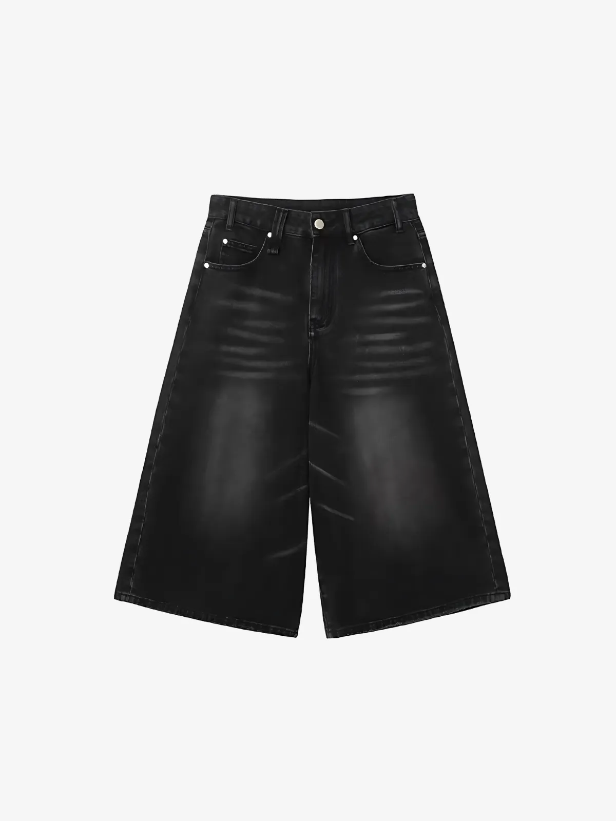 HIGH WAIST BAGGY JORTS