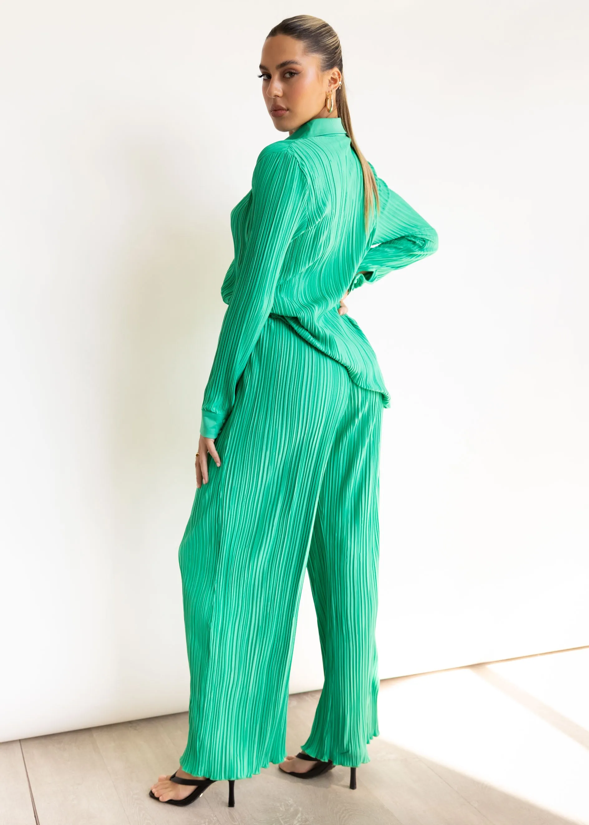 Hollins Shirt - Jade Green