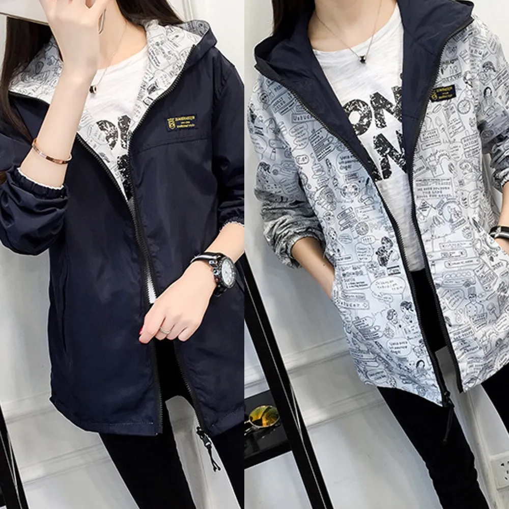 Hoodies And Sweatshirts Women Long Sleeve Solid Hooded Women's Sweatshirt Zip Pockets Casual Pullover Sport Coat Women's Hoodies