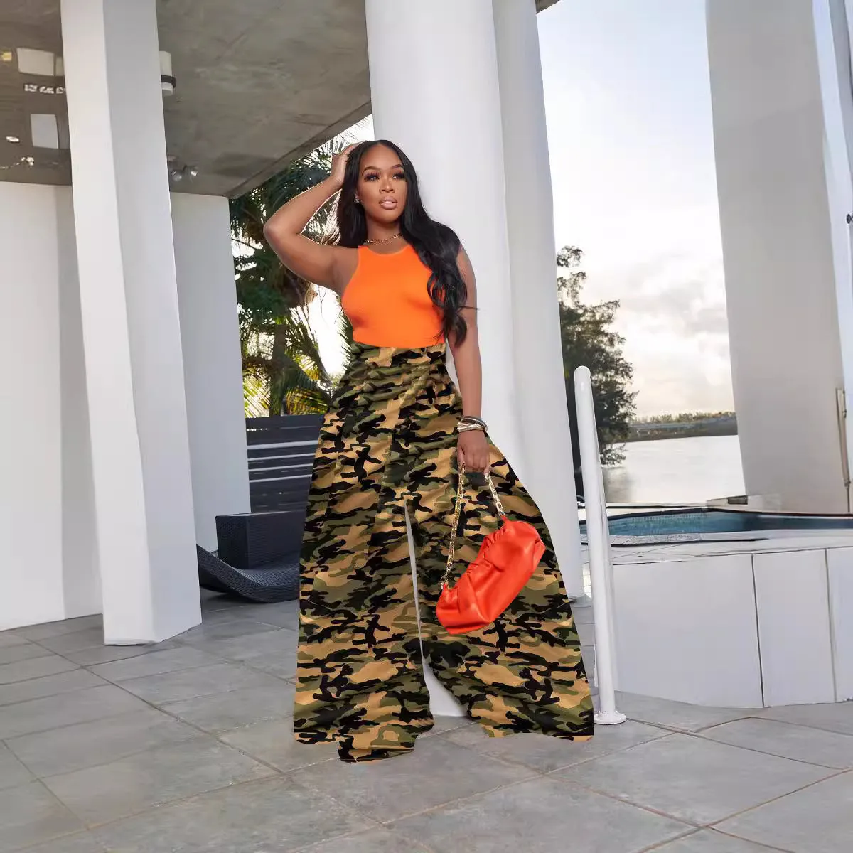 Hot Sale Printed Trousers