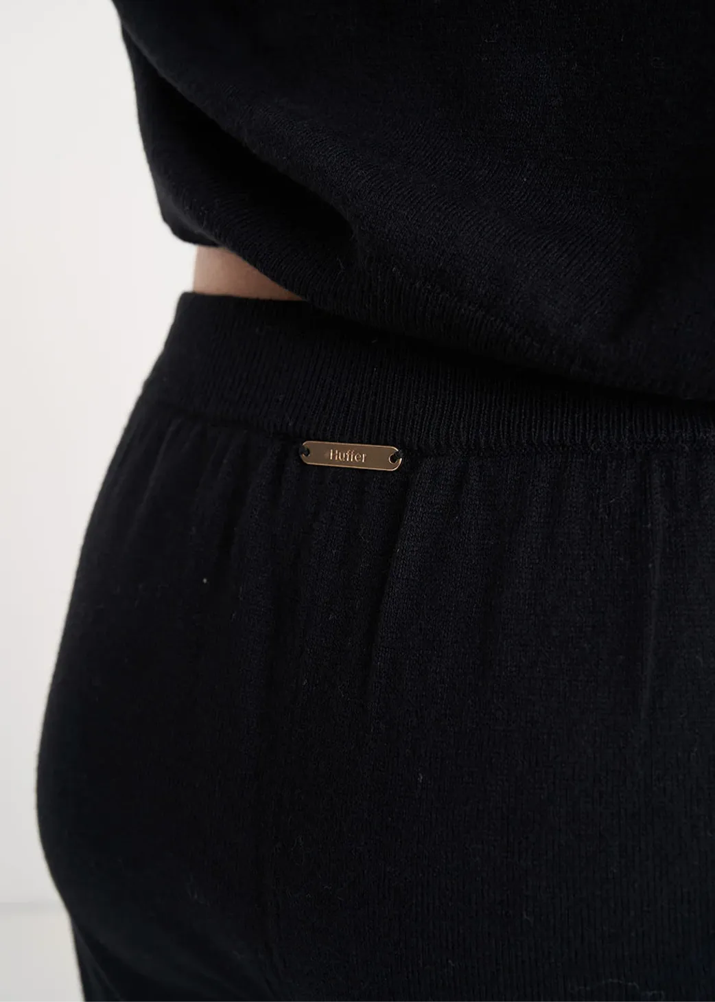 HUFFER Merino Lounge Pant - Black