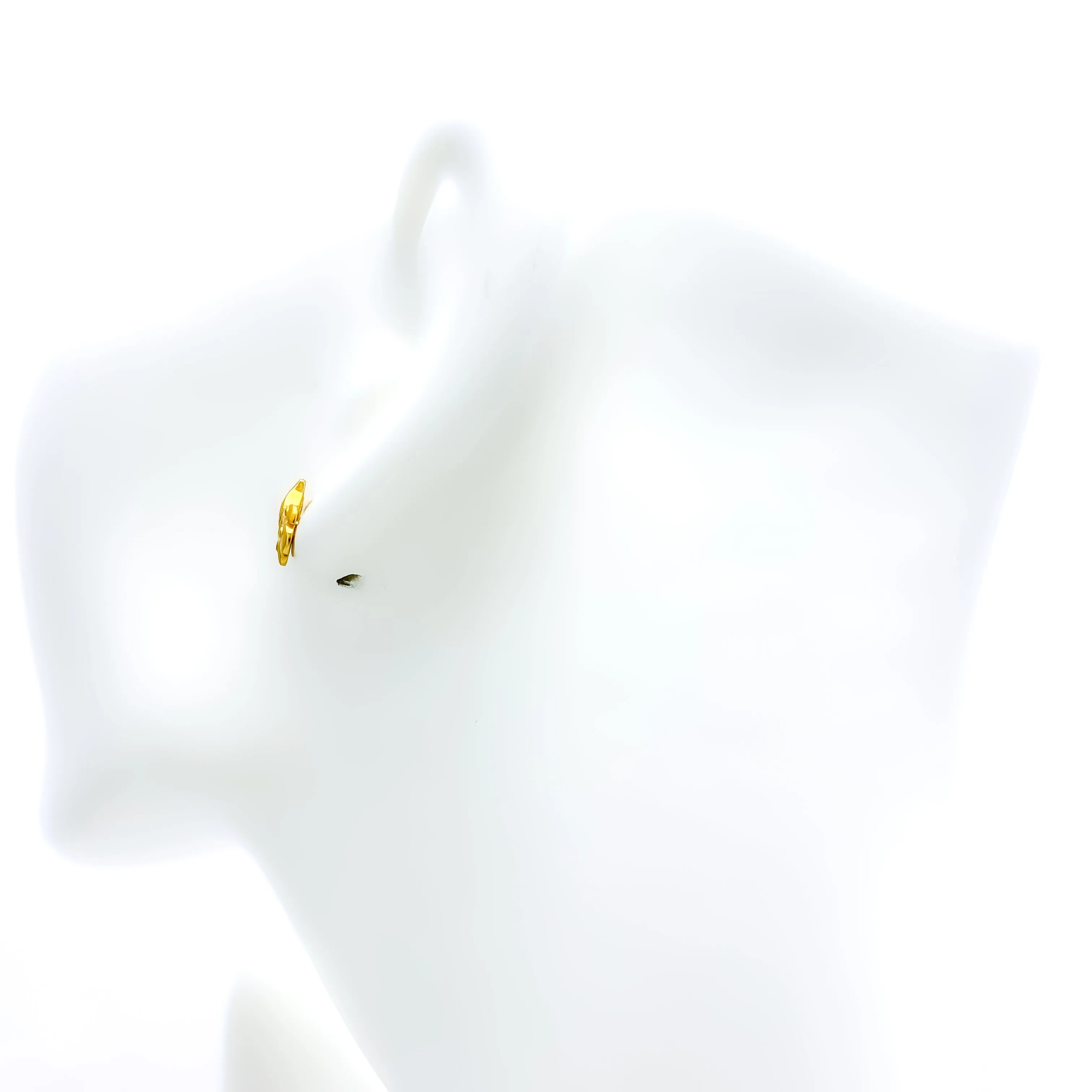 Iconic Decorative 22k Gold Top Earrings